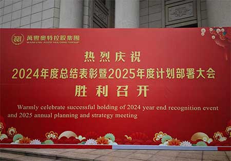 万丰奥特2024年度年终总结表彰暨2025年度计划部署大会中英文同声